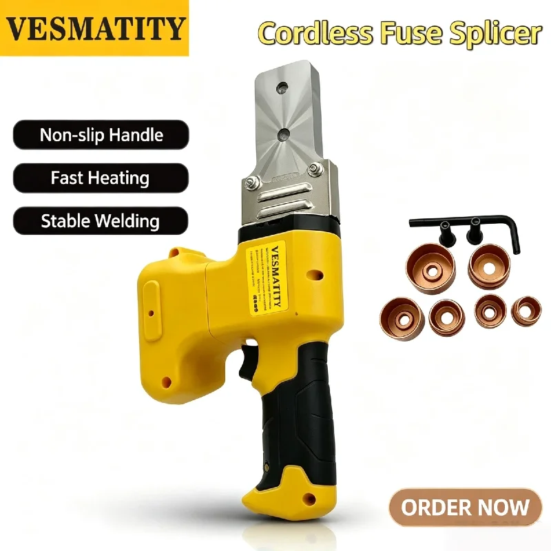 VESMATITY Hot Glue Gun Handheld Repair DIY Tool Hot Melt Welding Air Gun Anti-scald Nozzle Kit for Battery Max Pro Ultra