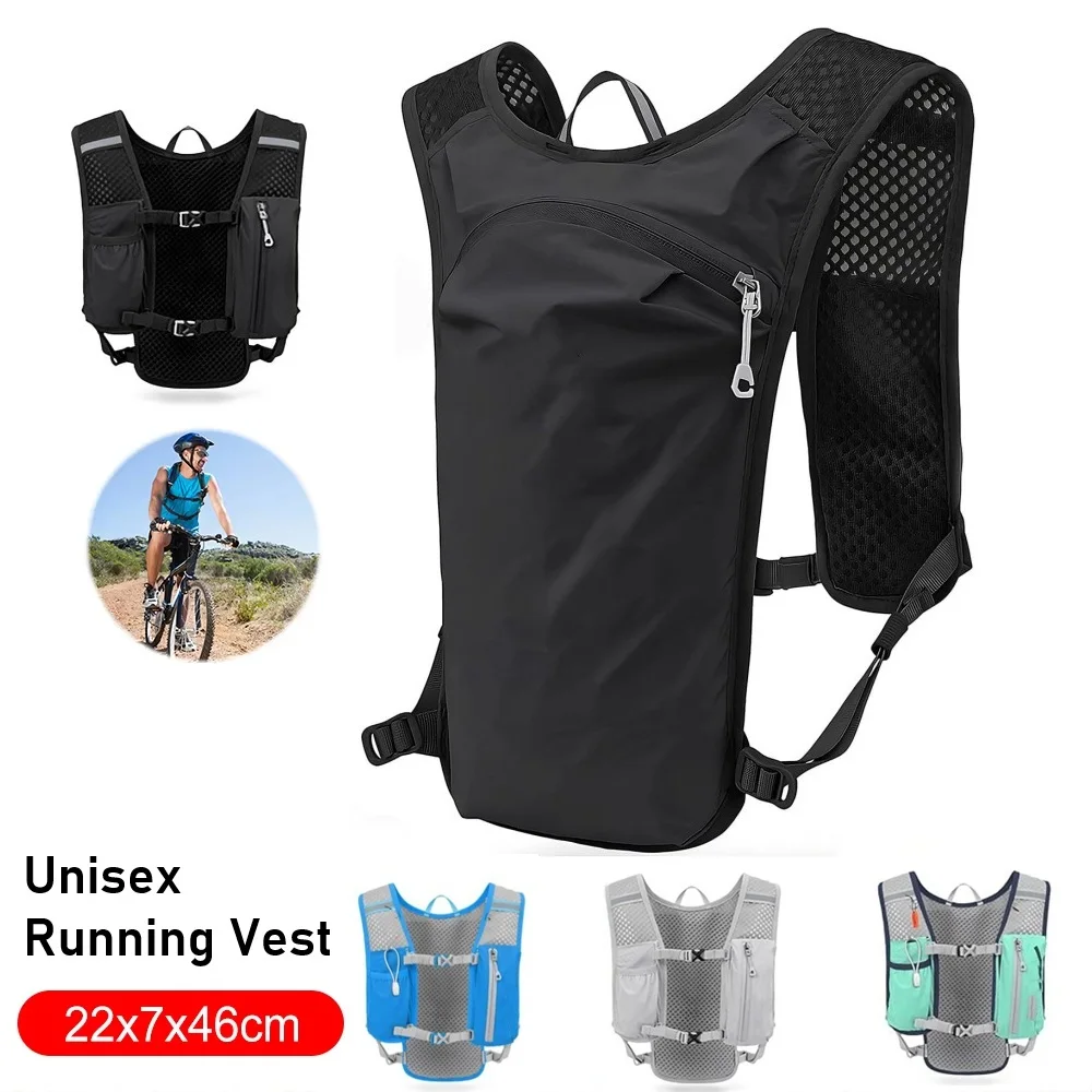 Breathable Motor Backpack Cycling Running Hiking Bike Off-road -Can Store Water Bag Sports Vest Outdoor Activity Gear Bag