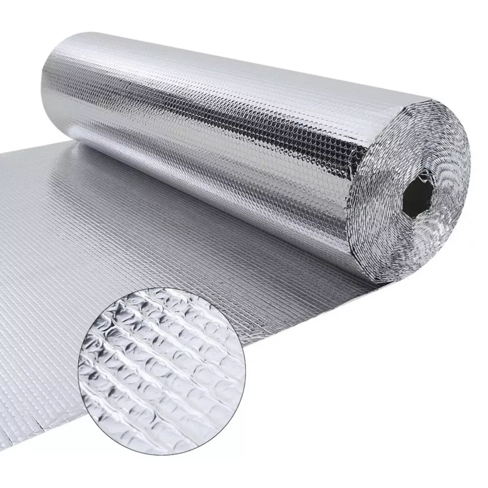 0.5x10m Bubble Foil Thermal Insulation for Camper Vapour Barrier Condensation Block for Insulation on RV Door Panels Accessories