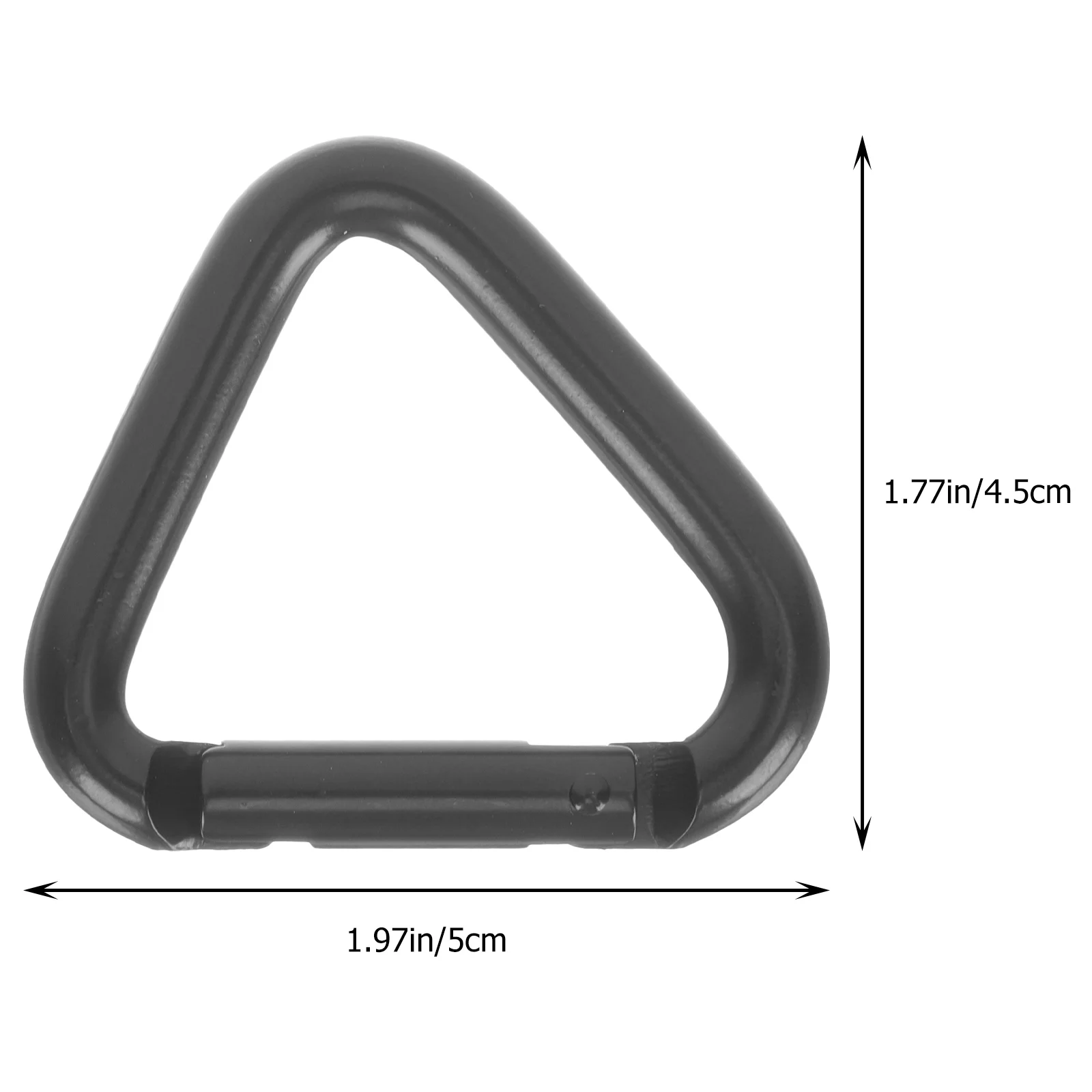 3 Pcs Triangle Carabiner Hiking Clip Heavy Duty Carabiners Climbing Buckle Hooks Hanging Buckles Big Large