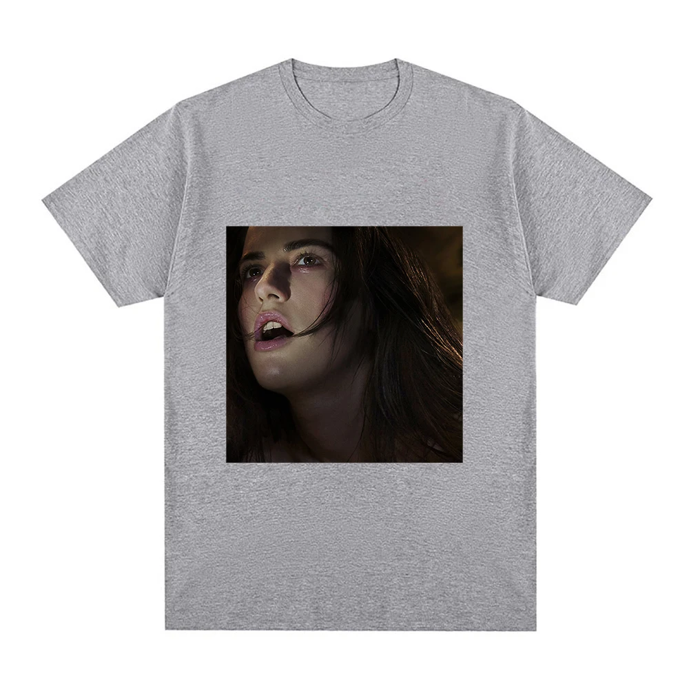 Oklou T-Shirt Galore Album Graphic Printing Tee-shirt Round Neck Short Sleeve Camisetas Women/men Casual Cotton Tees Top