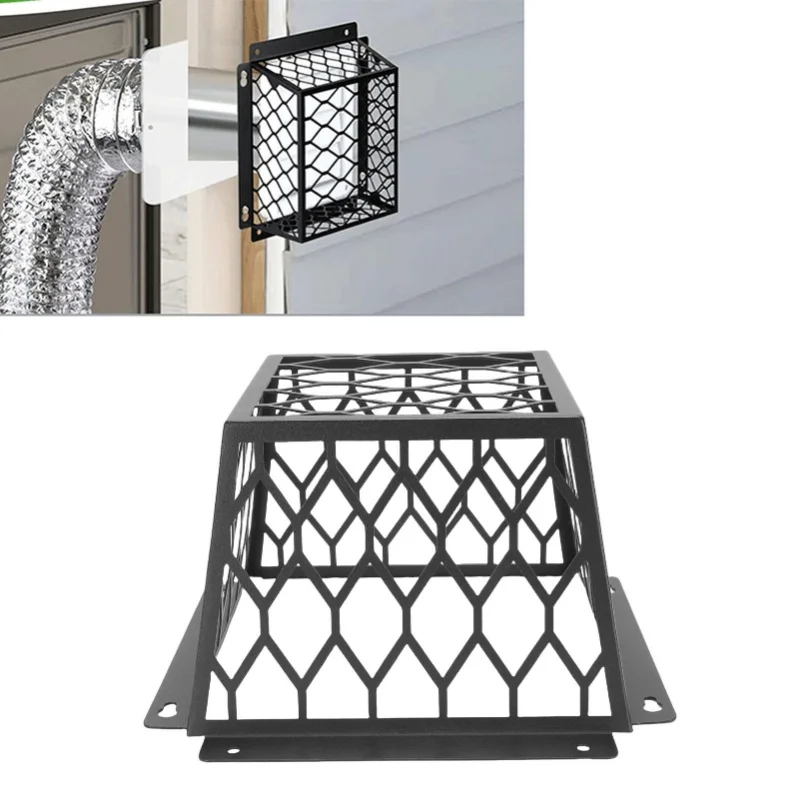 

Dryer Vent Bird Guard Heavy Duty Carbon Steel Prevent Birds Entering Vent Hood Protector For 3-4in Exhaust Fan Covers