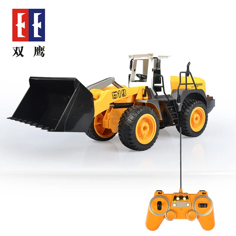 Double E R/C Bulldozer Loader 1:20 Bucket Remote Controlled Car Engineering Vehicle E519 Truck Model Bullodzer Trailer Toys Gift