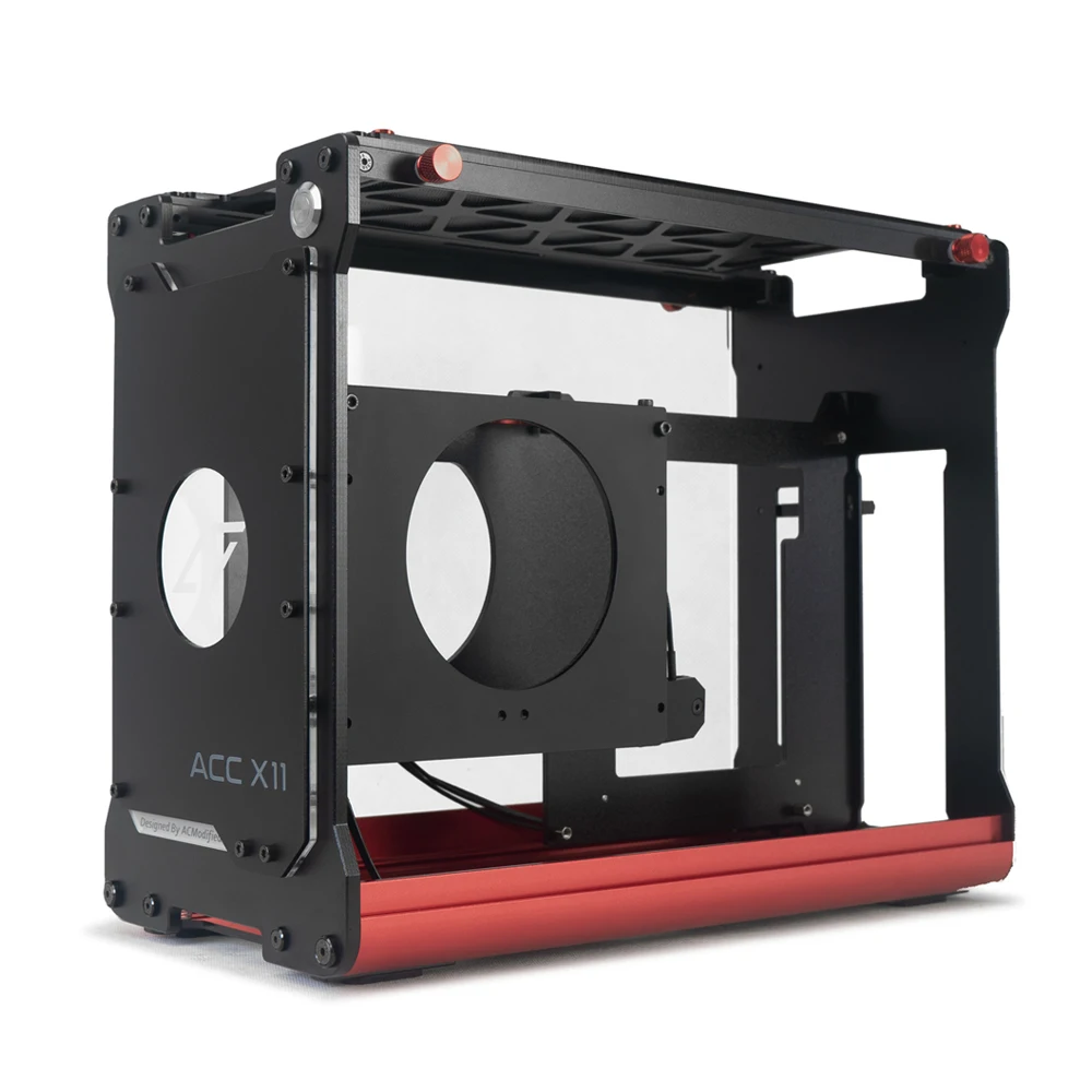 

Модифицированный AC Мини хост ACC X11 ITX маленькая шасси 240 разделенная компьютерная шасси A4 с водяным охлаждением