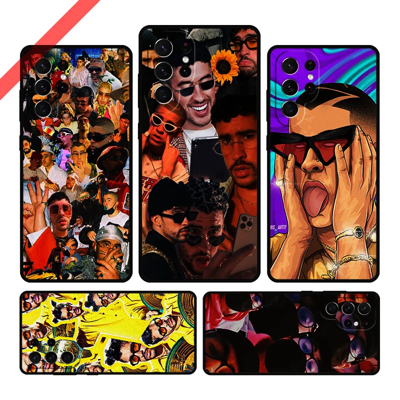 Bad bunny mafia Phone Case For Samsung Galaxy S20 FE S21 S10 S23 Plus S24 S22 Ultra Coque Note20 Note10 S9 S8 Cover Capa