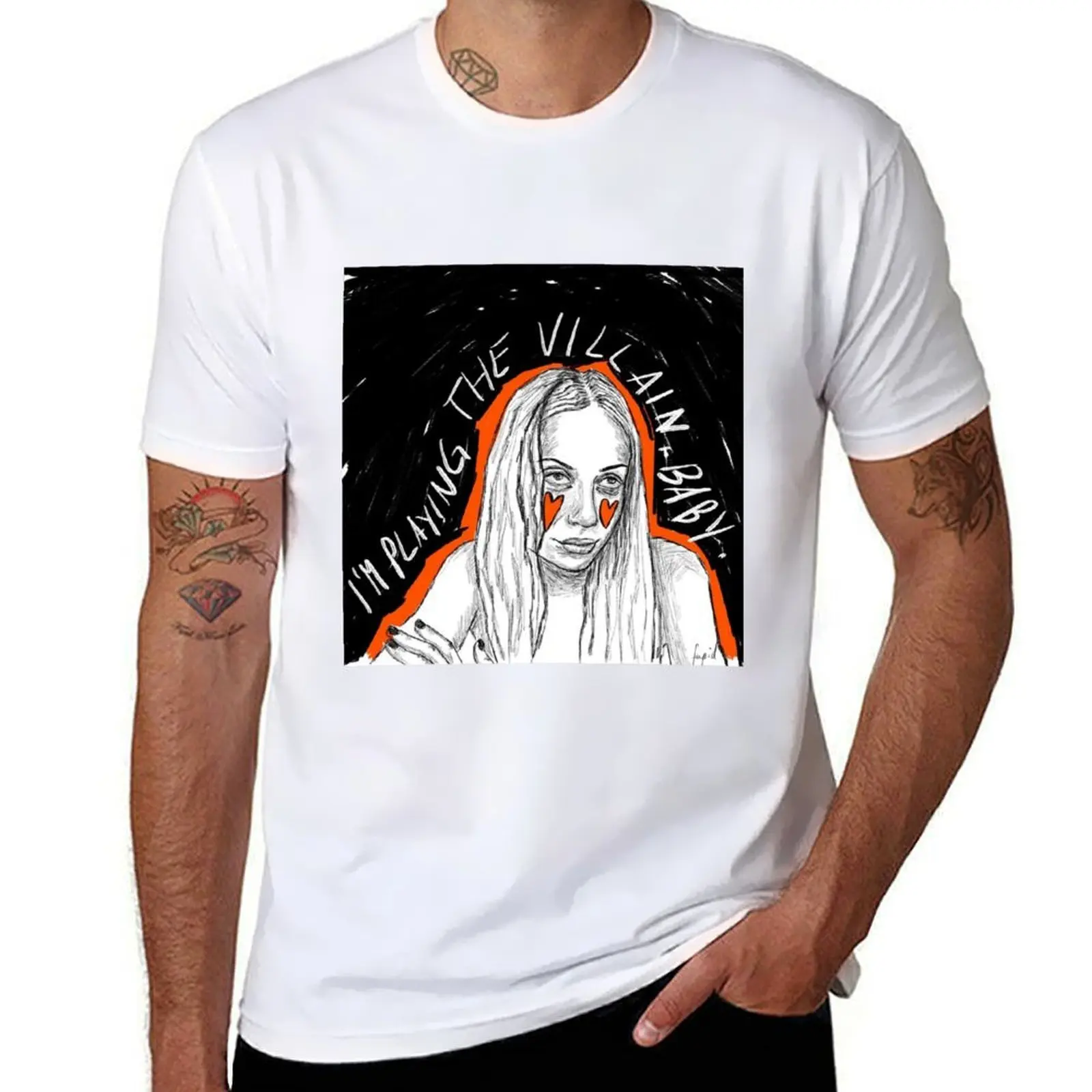 

kayla shyx / lisa sketch T-Shirt black cotton t-shirt plain for man package t shirts for man pack cotton T-Shirt
