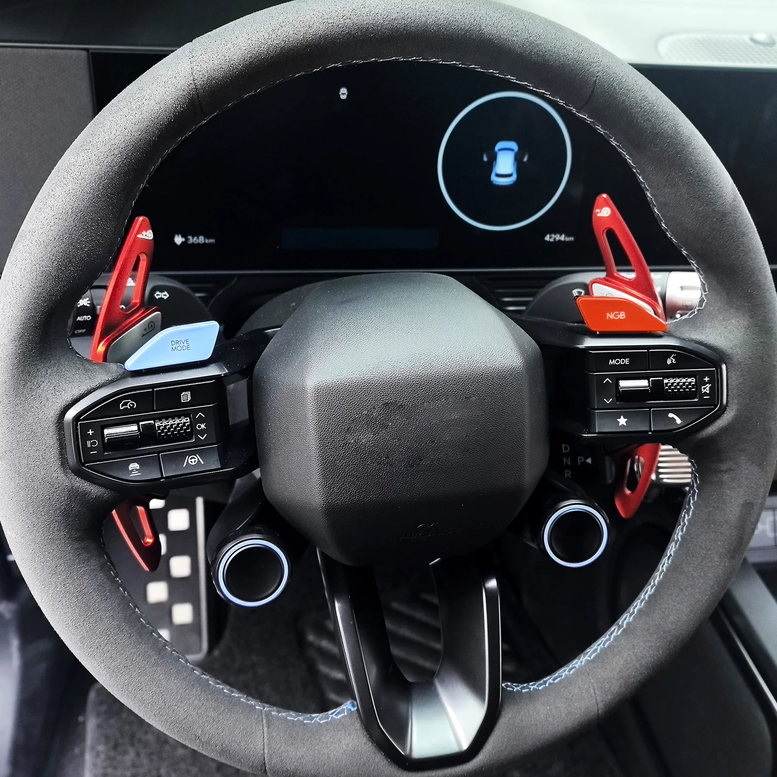 

2pcs Car Steering Wheel Paddle Shifter Gear Shift Extension For Hyundai Ioniq 5 N LHD RHD