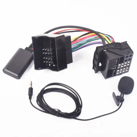 Bluetooth 5.0 AUX аудиоадаптер для BMW E39 X5 X3 Z4 R50 R53, автомобильный Bluetooth-микрофонный кабель для CD-плеера, громкая связь, Plug & Play