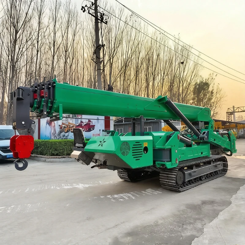 3Ton 6Ton 8Ton Mini Spider Crane With Long Arm Fly Jib 10Ton Spider Crane Factory Price Crawler Spider Crane For Narrow Space