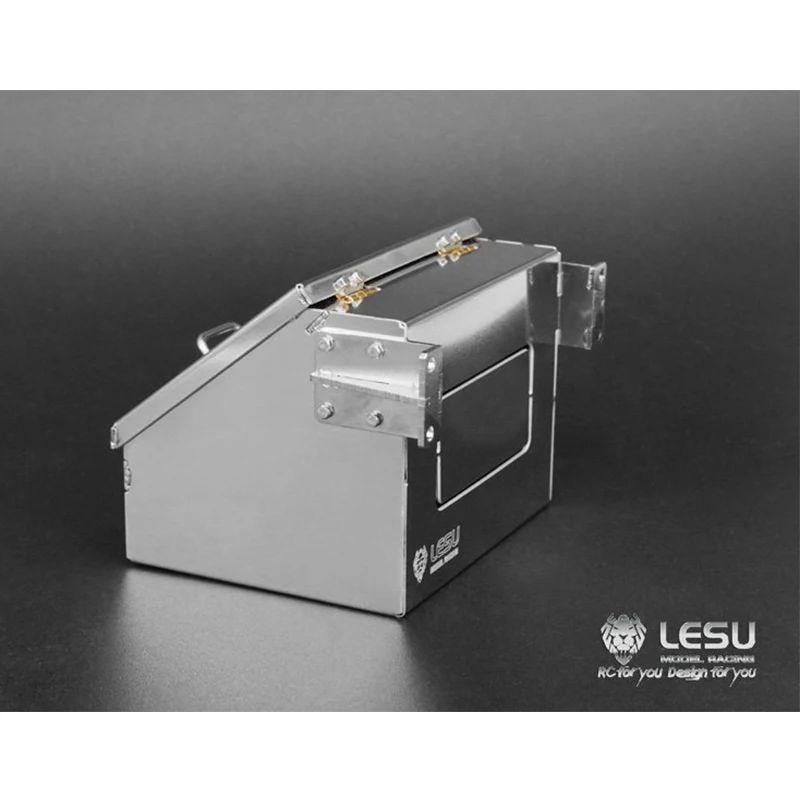 LESU 1/14 DIY For Tamiya Metal Toolbox Tractor Truck Car Dumper RC Model Spare Outdoor Toys