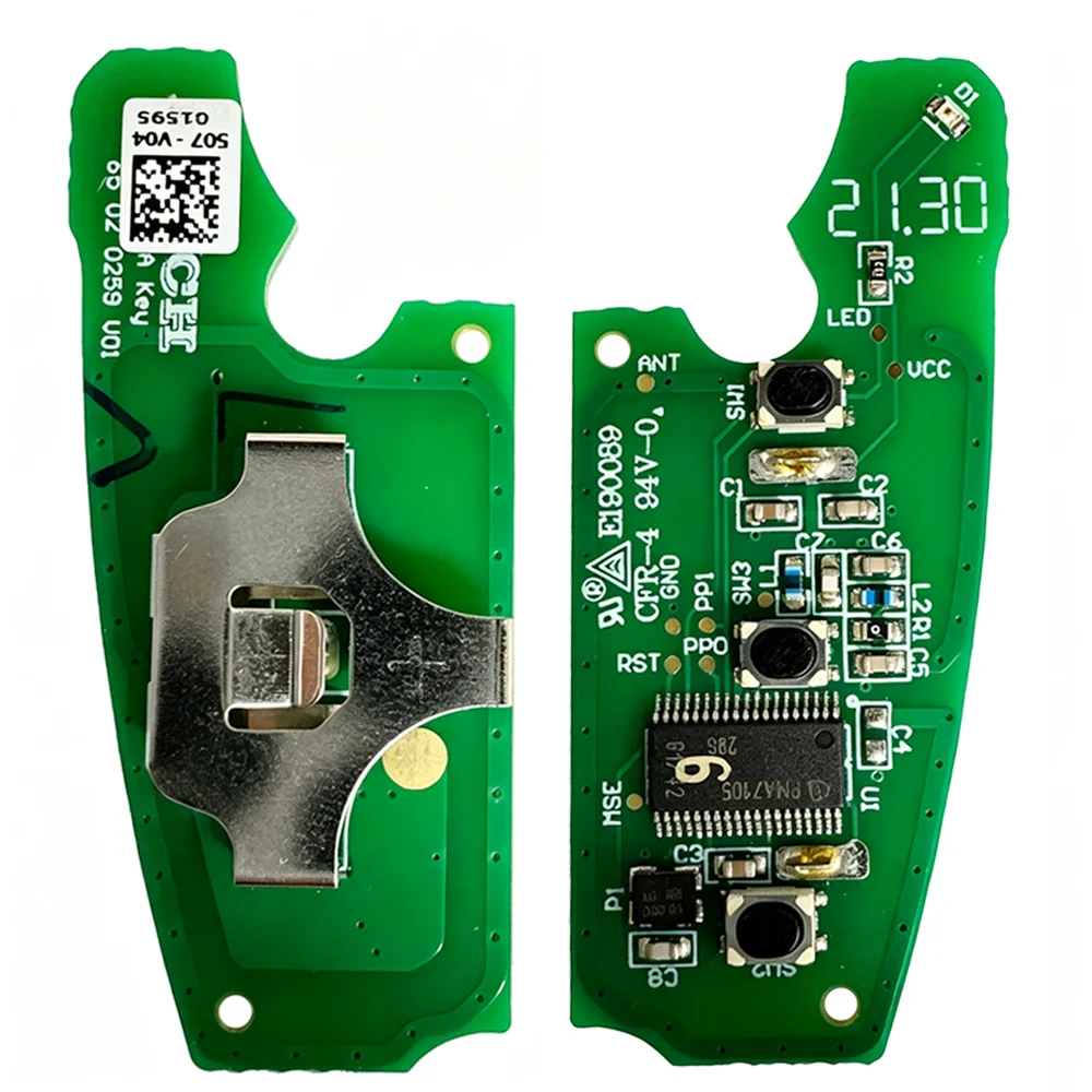 Remote Car Key PCB For Chery Tiggo 5 Flip 434Mhz ASK ID46 PCF7936A HITAG2 7936 Chip 3 Buttons 18072304161J6010 J60-7900010 - view 6