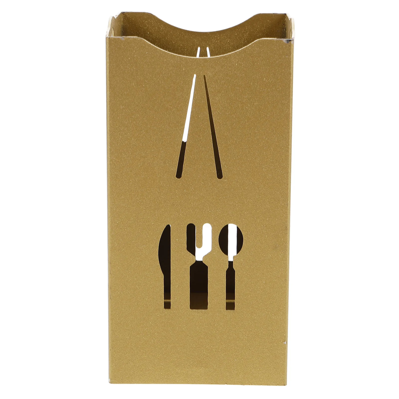 

Stainless Steel Kitchen Utensil Holder Drainage Cutlery Organizer Silverware Storage Countertop Kitchen Accessory Spoon Fork