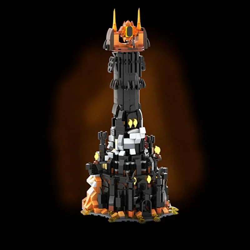 967개 MOC 미니 바라드 두르 호빗과 로드 모델 빌딩 장난감 블록 크리스마스 선물 건축 조립 DIY 아이디어 어린이 생일 선물