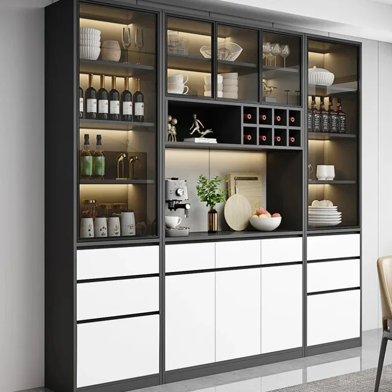 New Liquor Home Wine Cabinets Display Living Room Modern Storage Wine Cabinets Simplicity Glass Botellero Vino Furniture