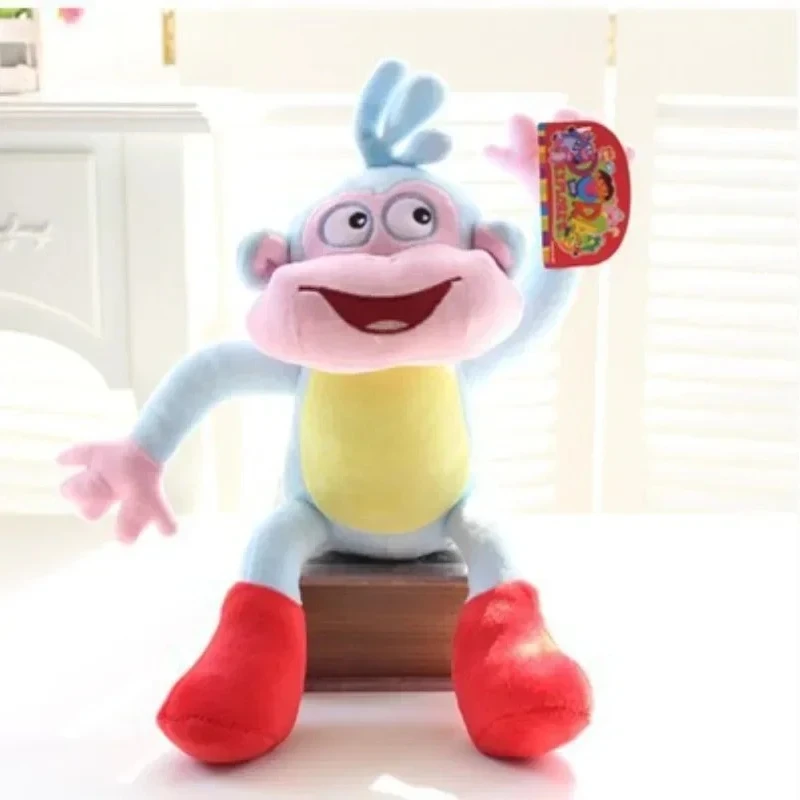 25-28 سنتيمتر أنيمي دورا اكسبلورر قرد الأحذية سويبر ألعاب من القطيفة دمى محشوة لينة مع دمية أنيمي الأطفال هدية عيد ميلاد خريطة #4