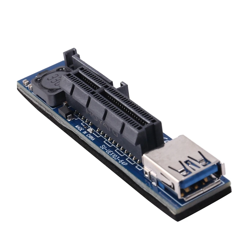 Mini adaptador de extensión PCIE a PCIE X4, tarjeta elevadora, Conector de tarjeta gráfica PC, Cable USB de 30Cm, tarjeta elevadora