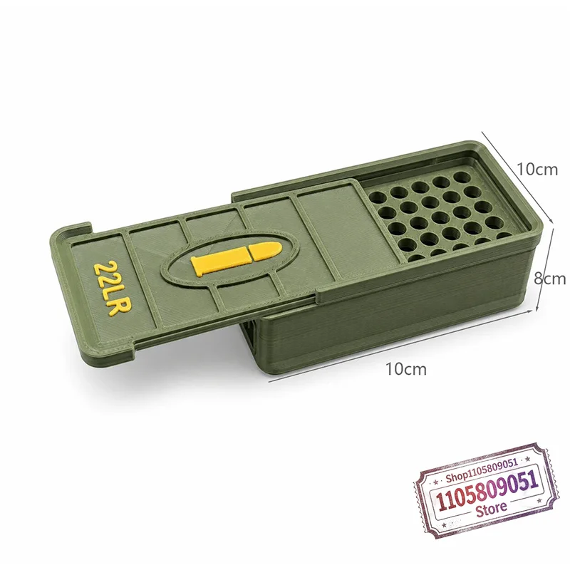 NEW Mini .22 LR Ammo Drawer Box, Holds 50/100 Rounds, Made Of Durable Plastic, Portable And Spill-proof Plastic Material 2026 view 6