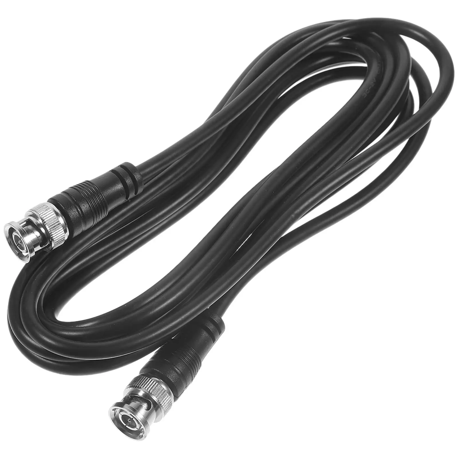 3 Meter Bnc Male Coax Cable Heavy Duty Bnc Extension Connector for Cctv Dvr Surveillance System Industrial Home Use Coaxial