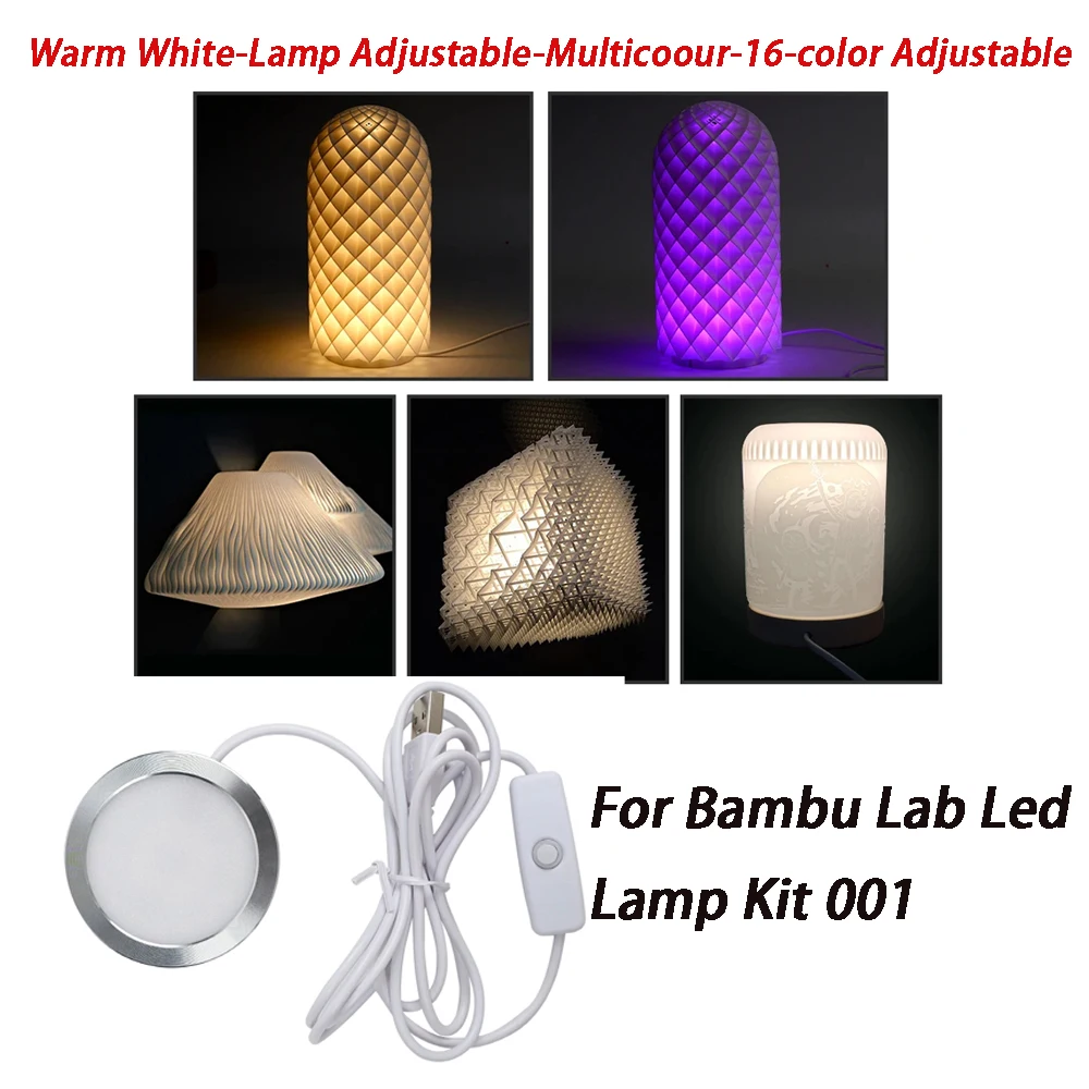 

For Bambu Lab Adjustable Light Kit Led Light Hardware Bambulab Light Kit 001 Led Light Parts Diy Model 3d printer accessories