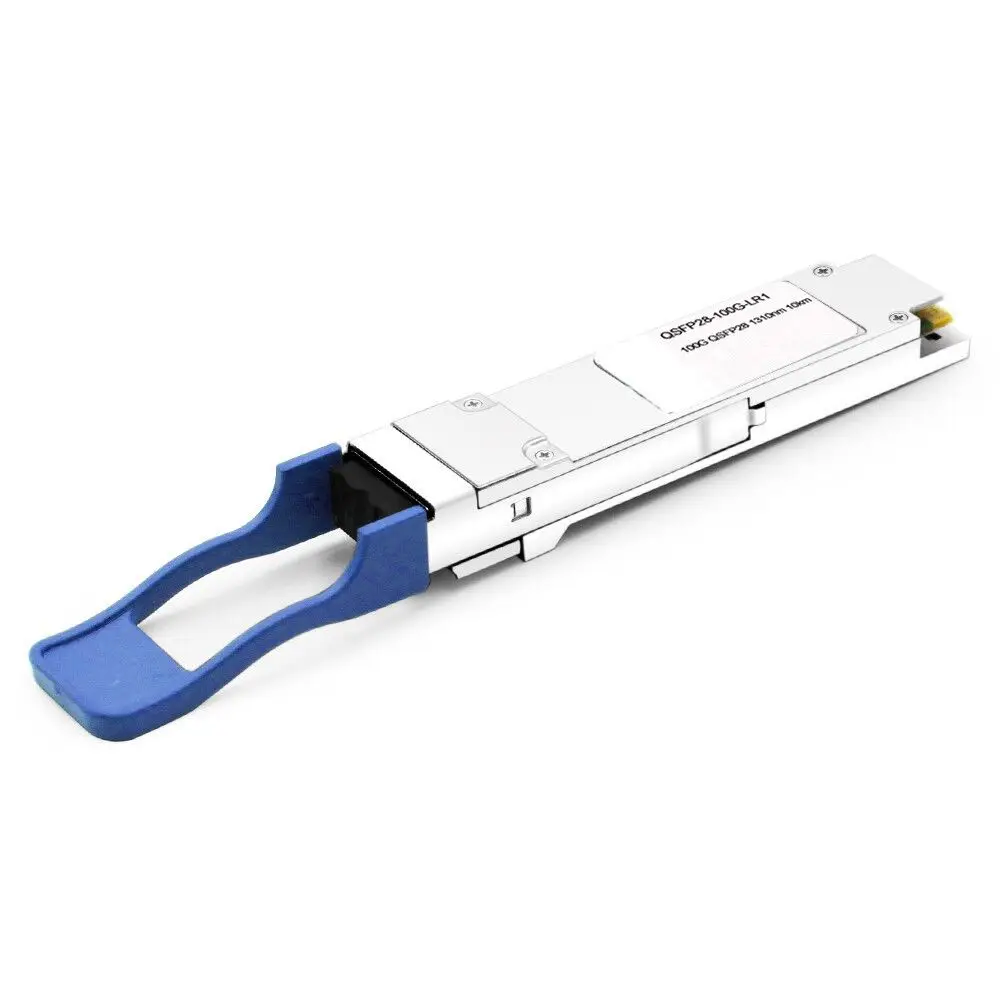 

NuFiber QSFP28 100G MPO-модуль 500M с возможностью горячей замены, совместимый с H3C/Juniper 1310nm IP-сетевой центр обработки данных, оптоволоконное оборудование