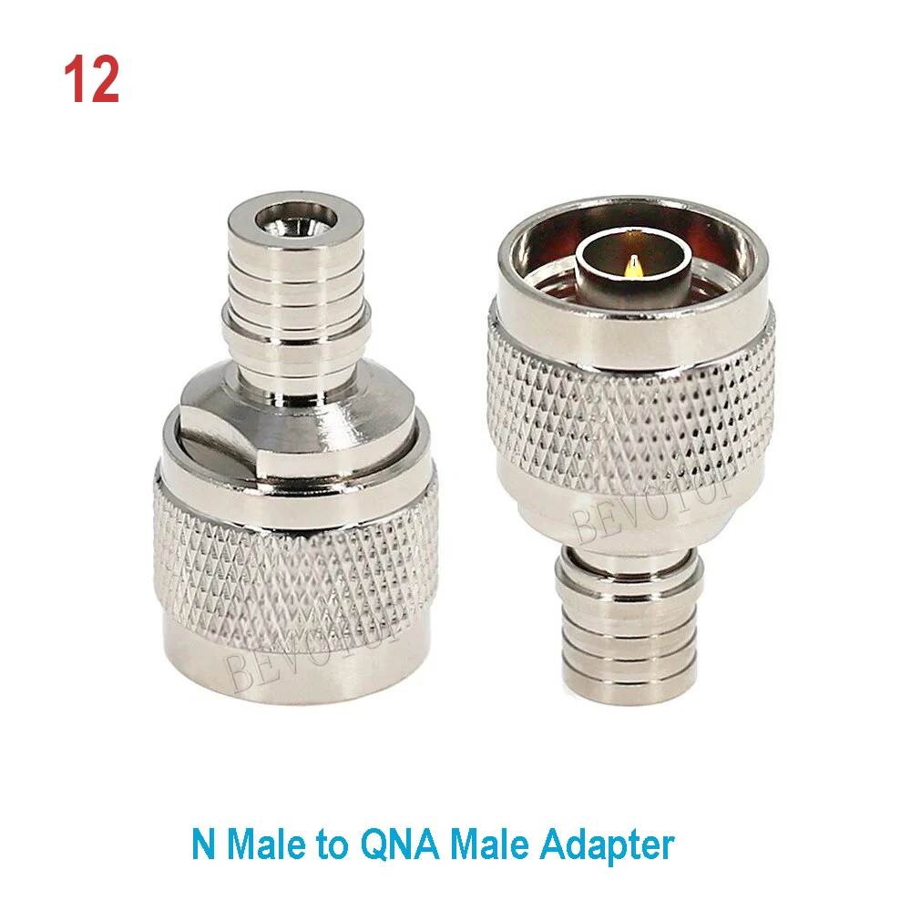 1 Stuks N Mannelijk/Vrouwelijk Naar N/Tnc/Bnc/Qma/F Mannelijk/Vrouwelijk Recht/Haaks Coax Adapter