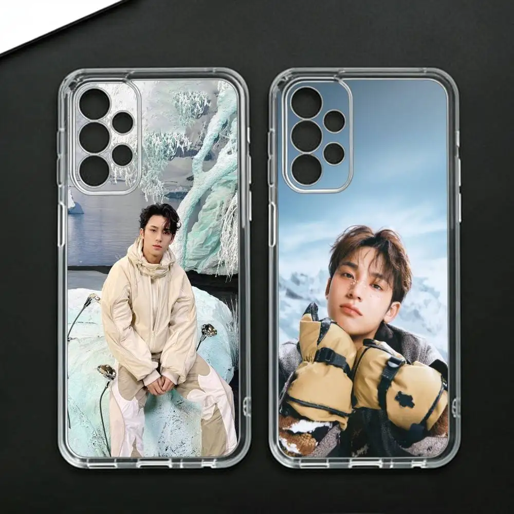 SINGER M-Mingyu Maestr  Phone Case For Samsung Galaxy A71,A70,A52,A51,A40,A30 Transparent Cover