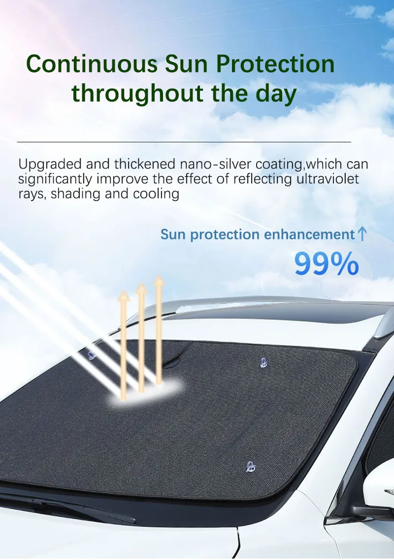 Car Coverage Sunshade For BYD Destroyer Chaser 05 Chazor King Seal 5 DM-i 2022~2026 Anti-UV Window Visors Sun Shades Accessories