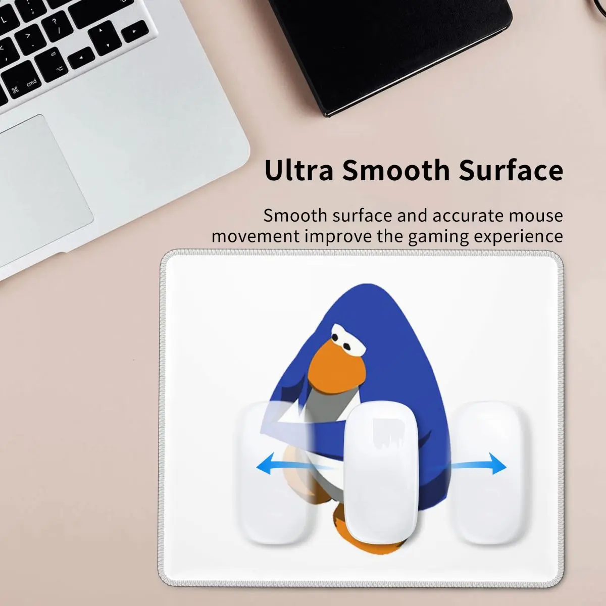 لوحة ماوس Club Penguin BOI لوحة مفاتيح الكمبيوتر ماوس حصيرة ألعاب الكمبيوتر حصيرة مكتبية لطاولة المكتب