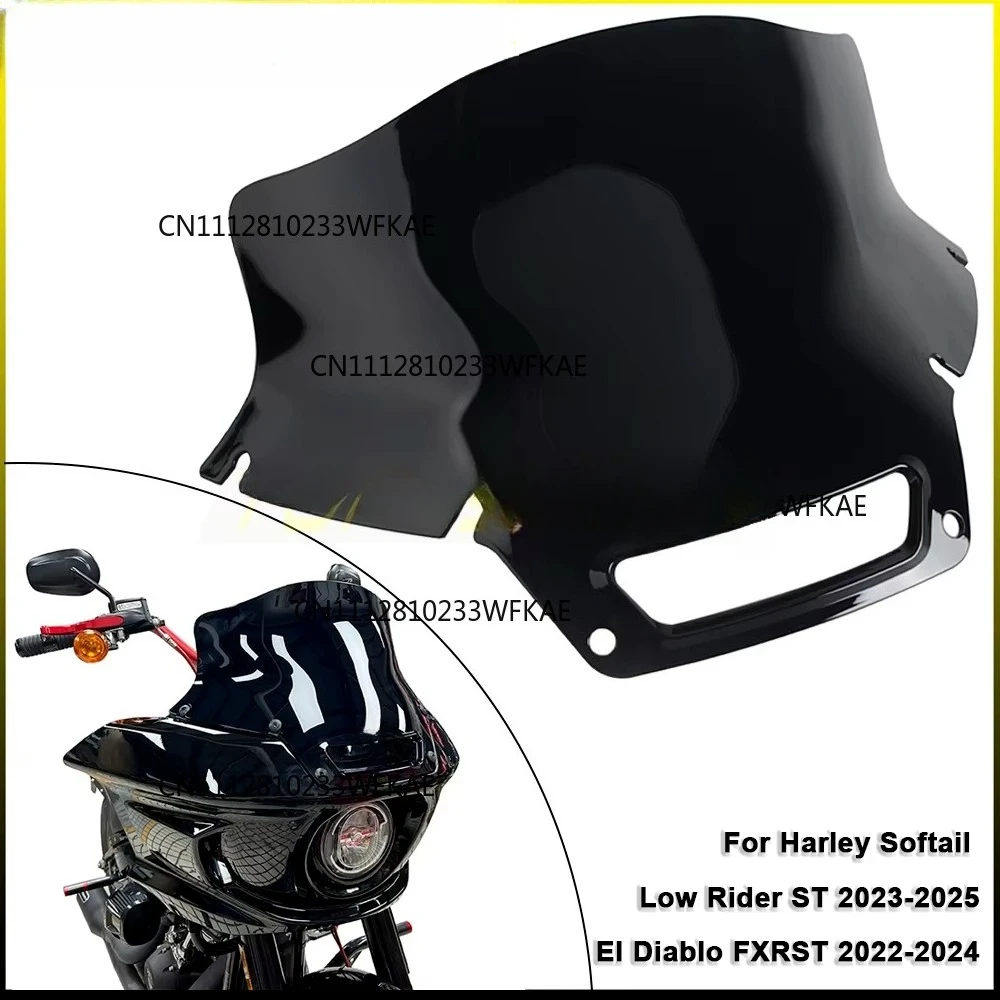 For Harley Soft Tail Low Ride ST 2023 2024 2025 Demon FXRST 2022-24 Motorcycle Windshield Baffle