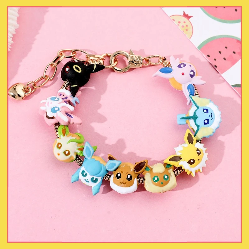 

Popular anime Pok é mon peripheral creative cute cartoon Pandora bead DIY bracelet children's student jewelry gift