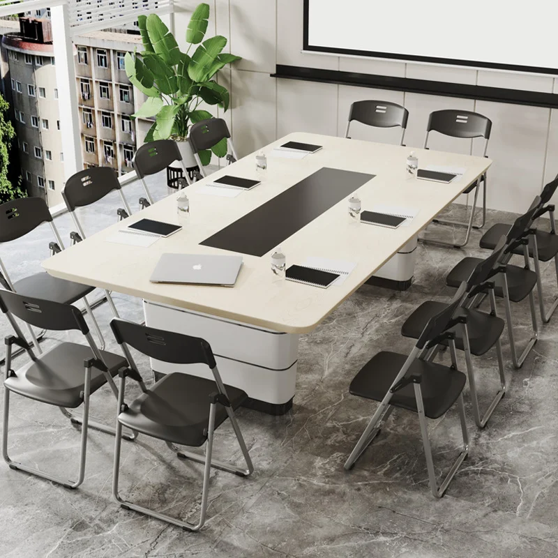 Cadeira dobrável de móveis para escola primária universitária, poltrona escolar de plástico com mesa