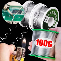 20/100g Easy Melt Solder Wire Stainless Steel Low Temperature Aluminum Copper Iron Metal Weld Cored Welding Wires Soldering Rods