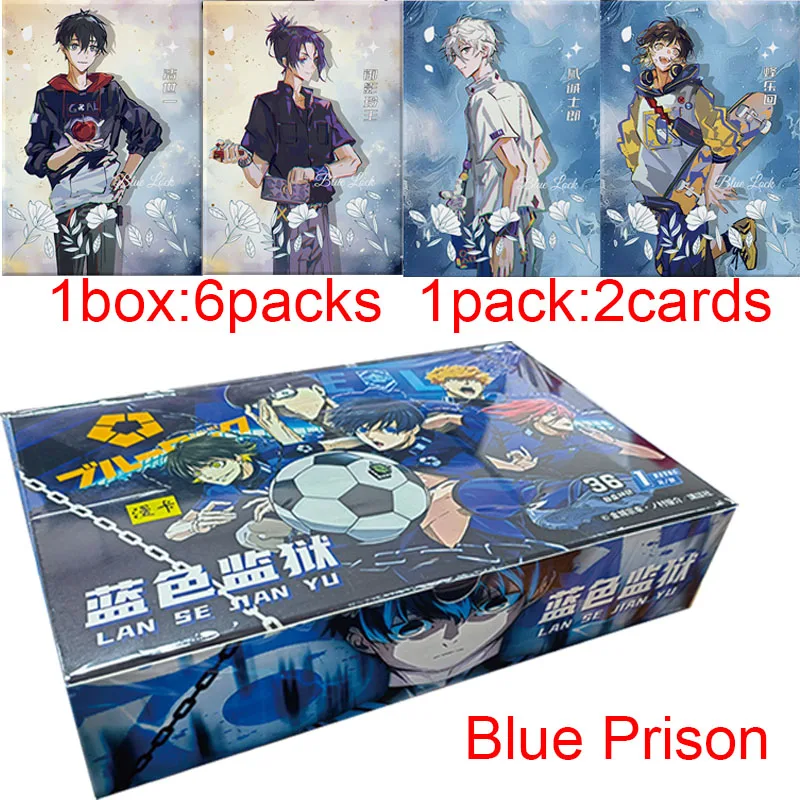 

2024 Newest Blue Lock Cards CCG TCG ACG Japanese Anime Yisagi Yoichi Red Mikage Booster Box CCG TCG Hobby Gift