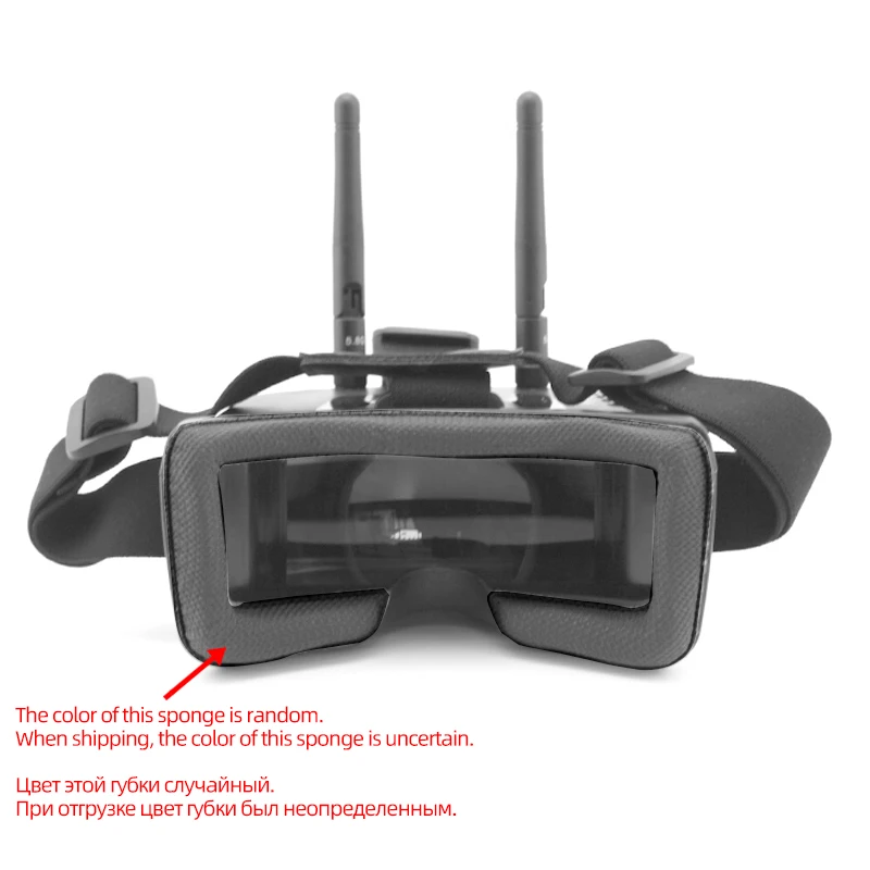 VR009 FPV Goggles Helmet 5.8G 40CH Auto-Searching Double Antennas mini 3.0 Inch 480*320 LCD Screen Built-in Battery Toys