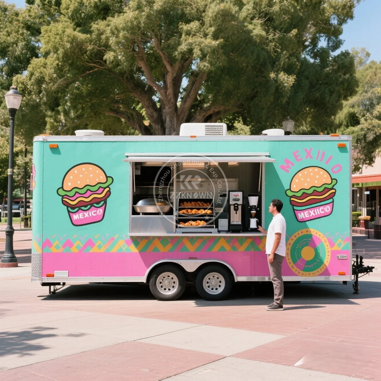 

NEW High Quality Stainless steel customization Mobile Food Trailers Fully Equipped Street Food Cart