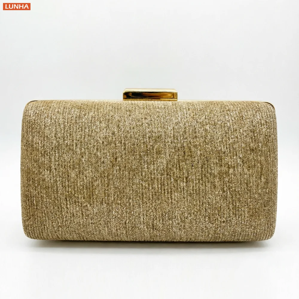 Women Vanity Bags - 반짝이는 이브닝 백, 작은 글리터 박스