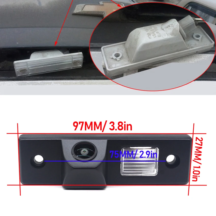 

Камера заднего вида CCD HD Fisheye для Chevrolet Spark 2005-2017, 2018, 2019 годов выпуска, с функцией ночного видения и монитором для парковки