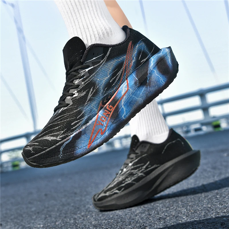 2025 New Autum Style Really Explosive Soft Sole Rebound Full Palm Carbon Plate Racing Marathon Running Shoes Unisex Lightweight Sports Shoes