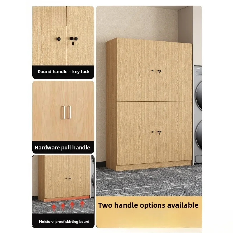 Hotel linen cabinet, guest room bed and breakfast apartment linen room storage cabinet, foot bath shop locker, bathroom
