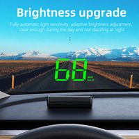 HD Car Head up Display M2 GPS Speedometer KM/H Digital HUD Windshield Projector Universal Auto Electronics Accessory