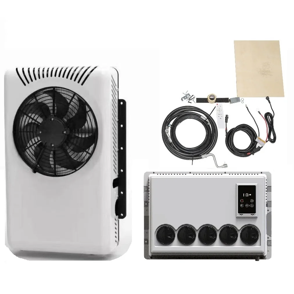 

24v 12v Truck Car Air Conditioner DC Inverter Sleeper Universal Camper Parking Cooler Electric Split Air Conditioning