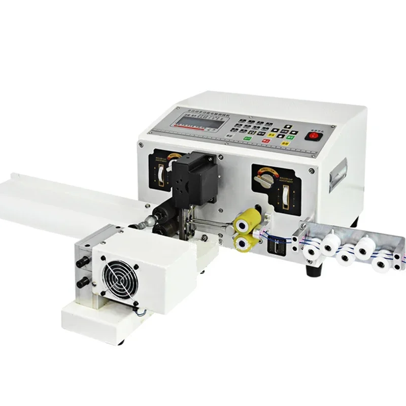 1PC Automatic Stripping Machine Computer Cut Line Universal Stripping Plus Twisting Machine Double Line Twisting Machine 220V