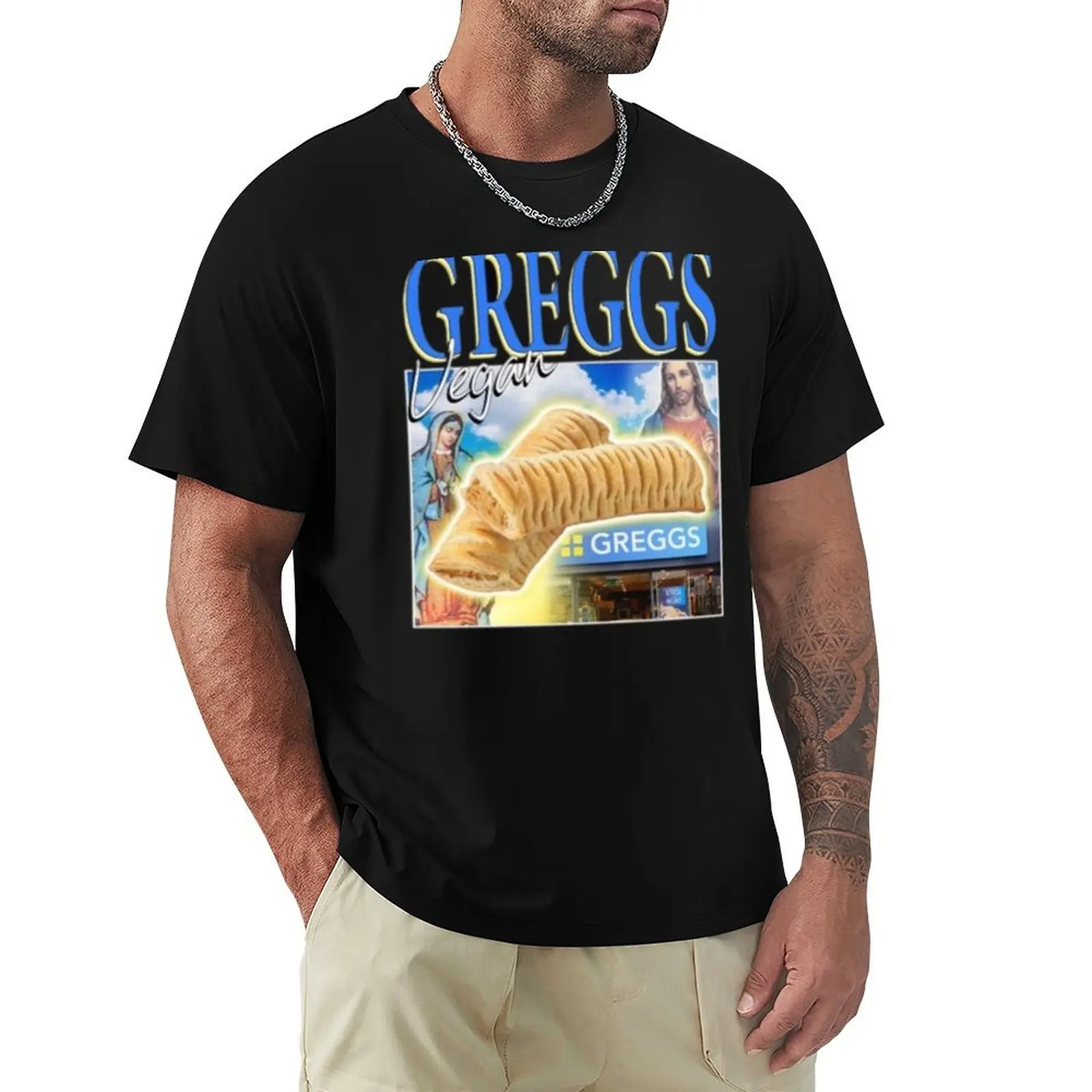 greggs vegan T-Shirt printed t shirts for man T-Shirt