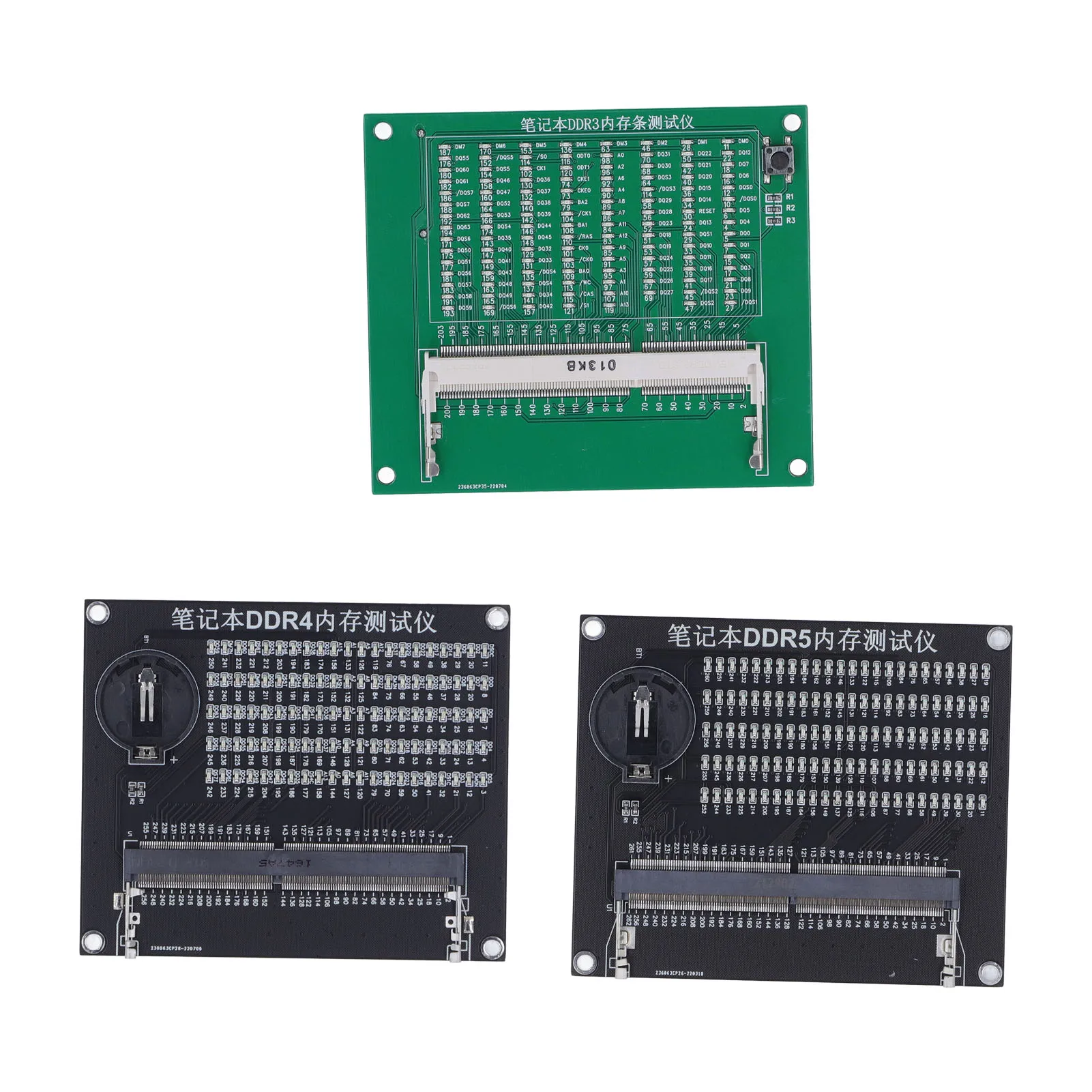 Laptop Memory Test Card with LED Light Computer Motherboard Circuit Repair Detection Card Motherboard Repair Test Card