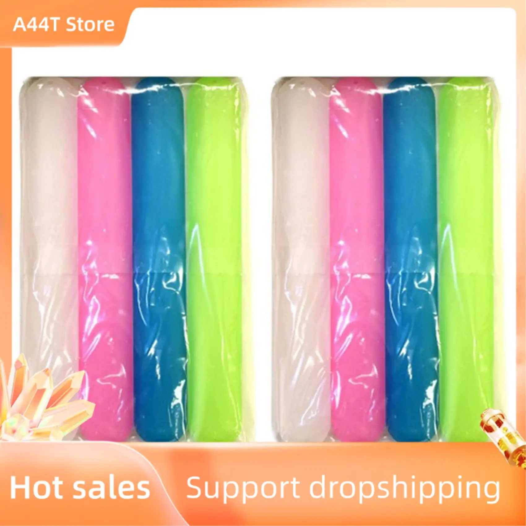 

A44T 8 Pack Toothbrush Holders Case Travel Camping Cover Tube Plastic Box Set New