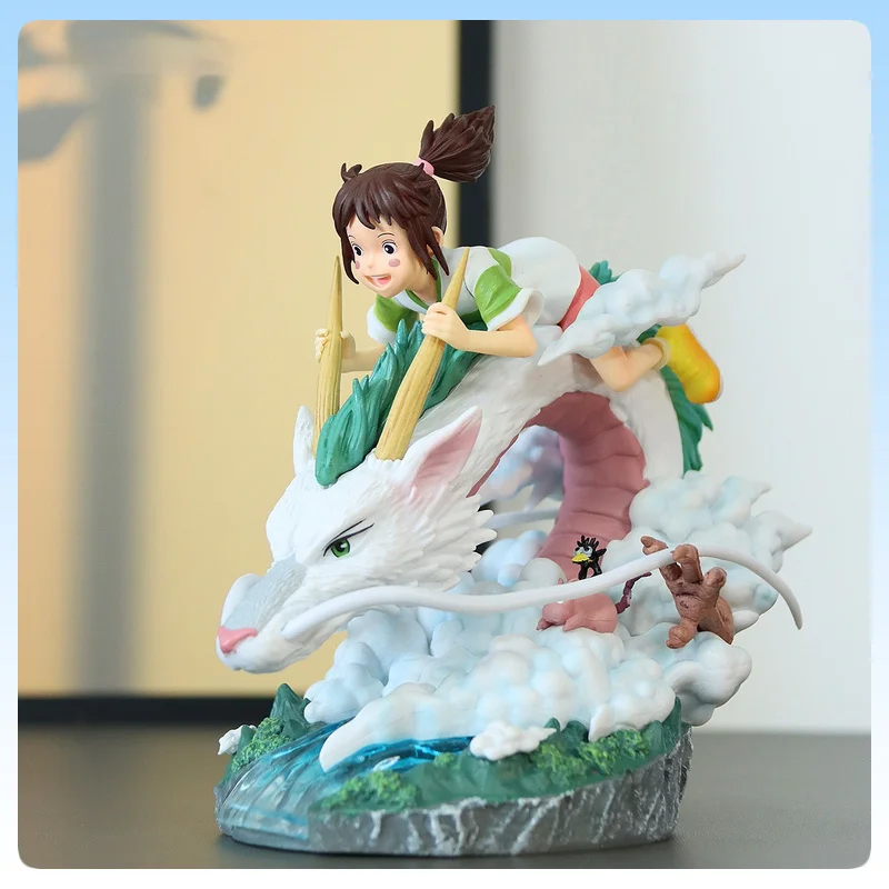 

16 см белый дракон дух мальчик фигурка аниме модель Коллекционная игрушка исцеляющий стиль украшение стола для домашнего офиса подарок на день рождения