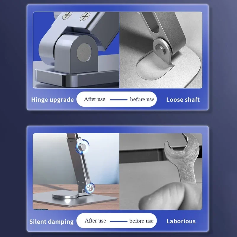 Alloy Sliding Rod Retractable Folding Tablet Stand Holder Portable Notebook Keyboard Bracket Suporte for Macbook Air Pro Ipad