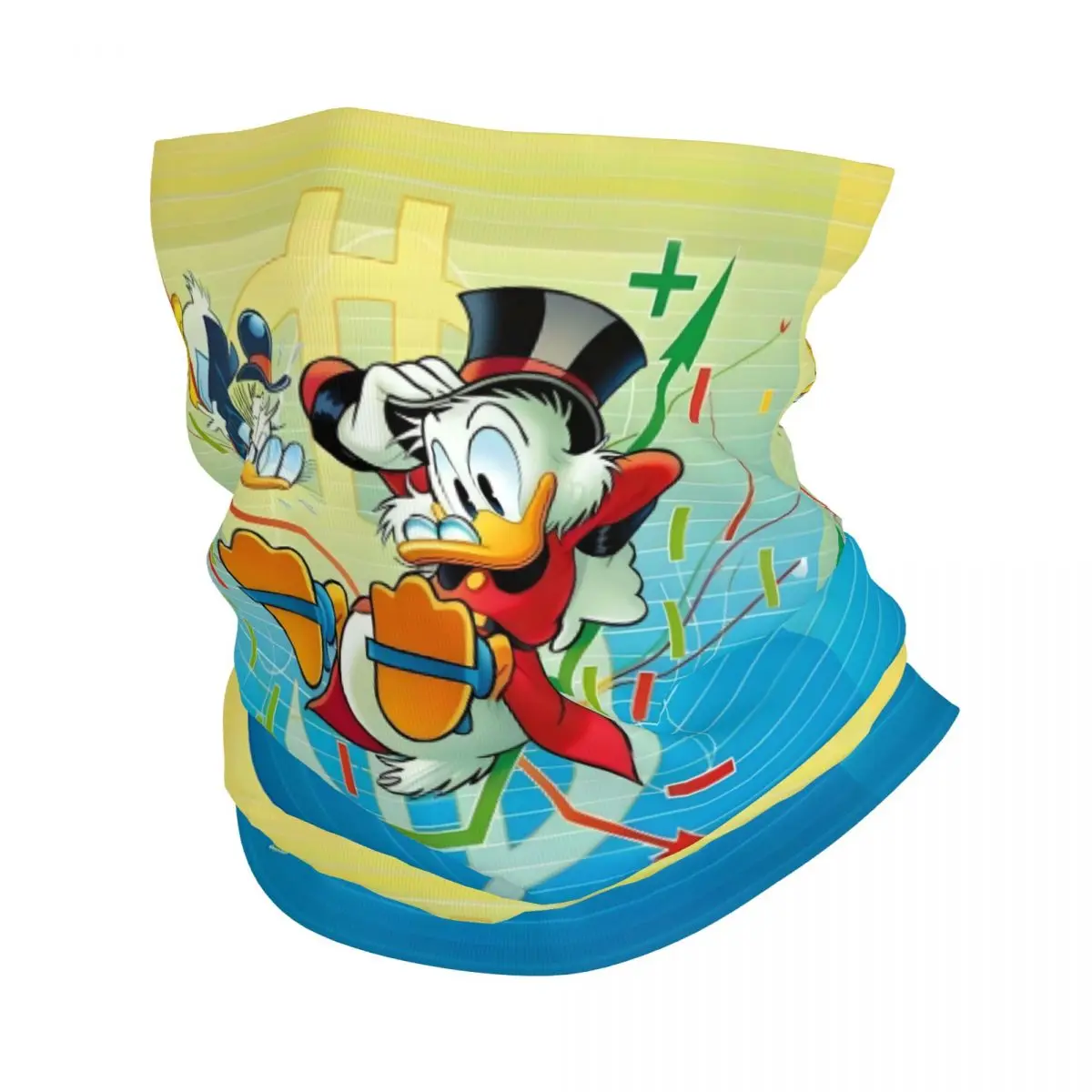 

Бандана на заказ в стиле аниме «Дональд Дак», гетры, ветрозащитный шарф для лица, чехол для мужчин и женщин, милая повязка на голову с героями мультфильмов, Балаклава