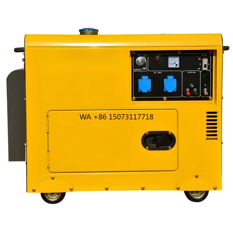 

220V 50HZ Super Silent Diesel Generator Set for 5KW Diesel Generators for Home Use Generator