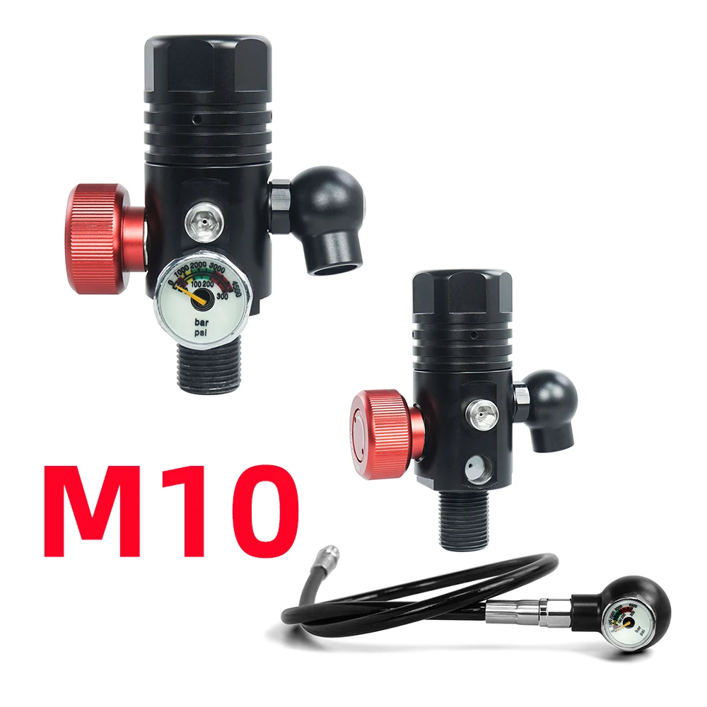 

THAISTONE Scuba Diving Aluminum First Stage Regulator with Pressure Gauge or Extended Pressure Gauge